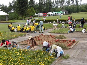 県立紫雲寺記念公園でTeam ECO Work!を開催