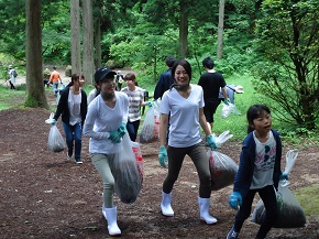 三条市総合運動公園トリムの森でTeam ECO Work!を開催