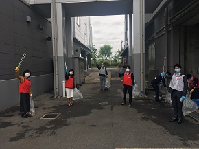 2020年、今年初の町内ごみ拾いを行いました！