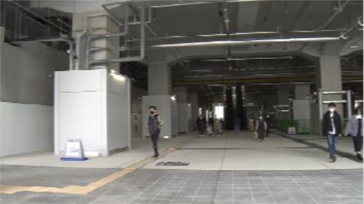 ＪＲ新潟駅　南北を結ぶ高架下の歩道が開通　アート装飾も【新潟】 2023年03月25日(土)
