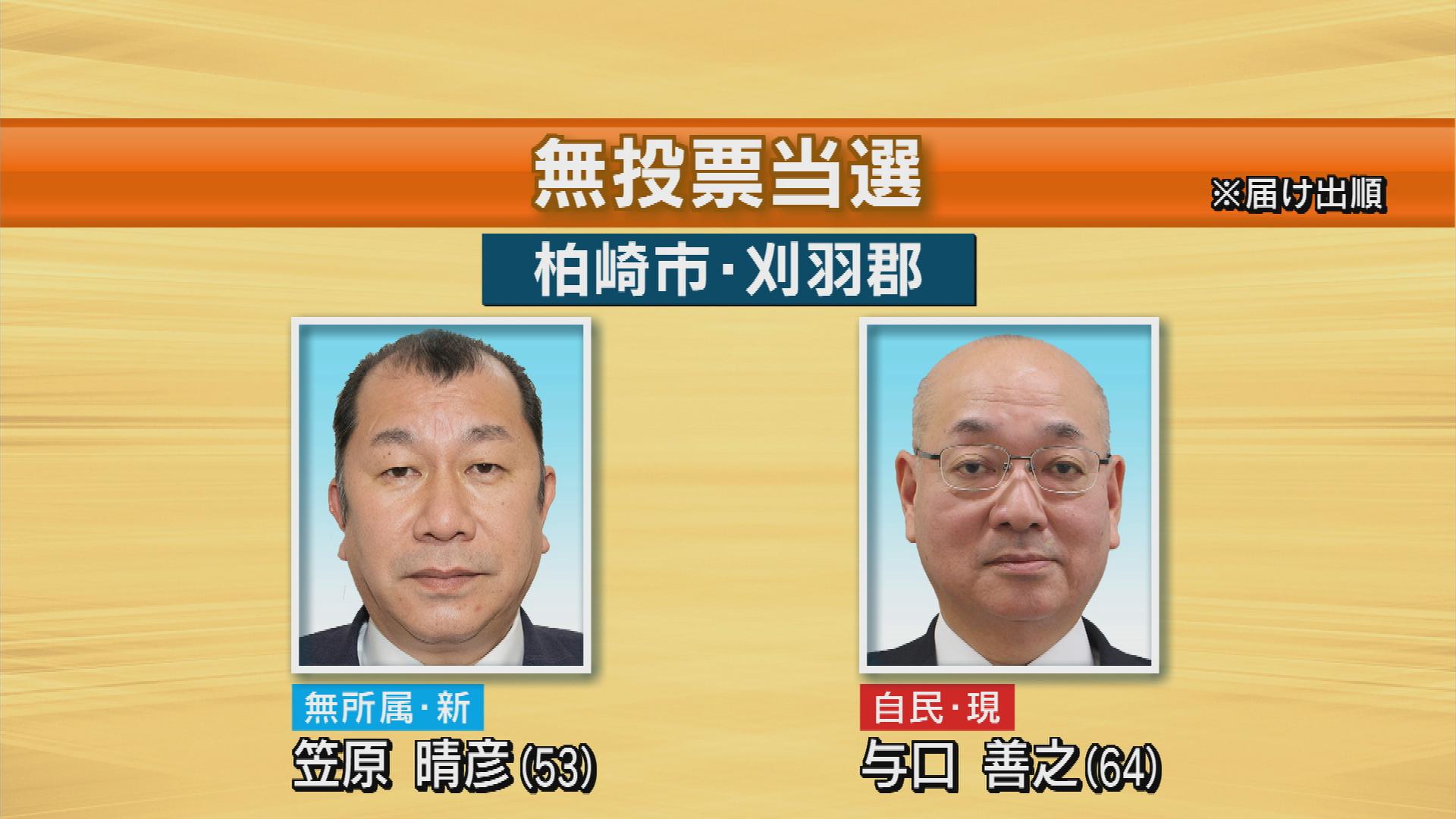 【県議選】原発の地元は定数2で無投票…再稼働巡り議員2人それぞれの考えは【新潟】 2023年03月31日(金)