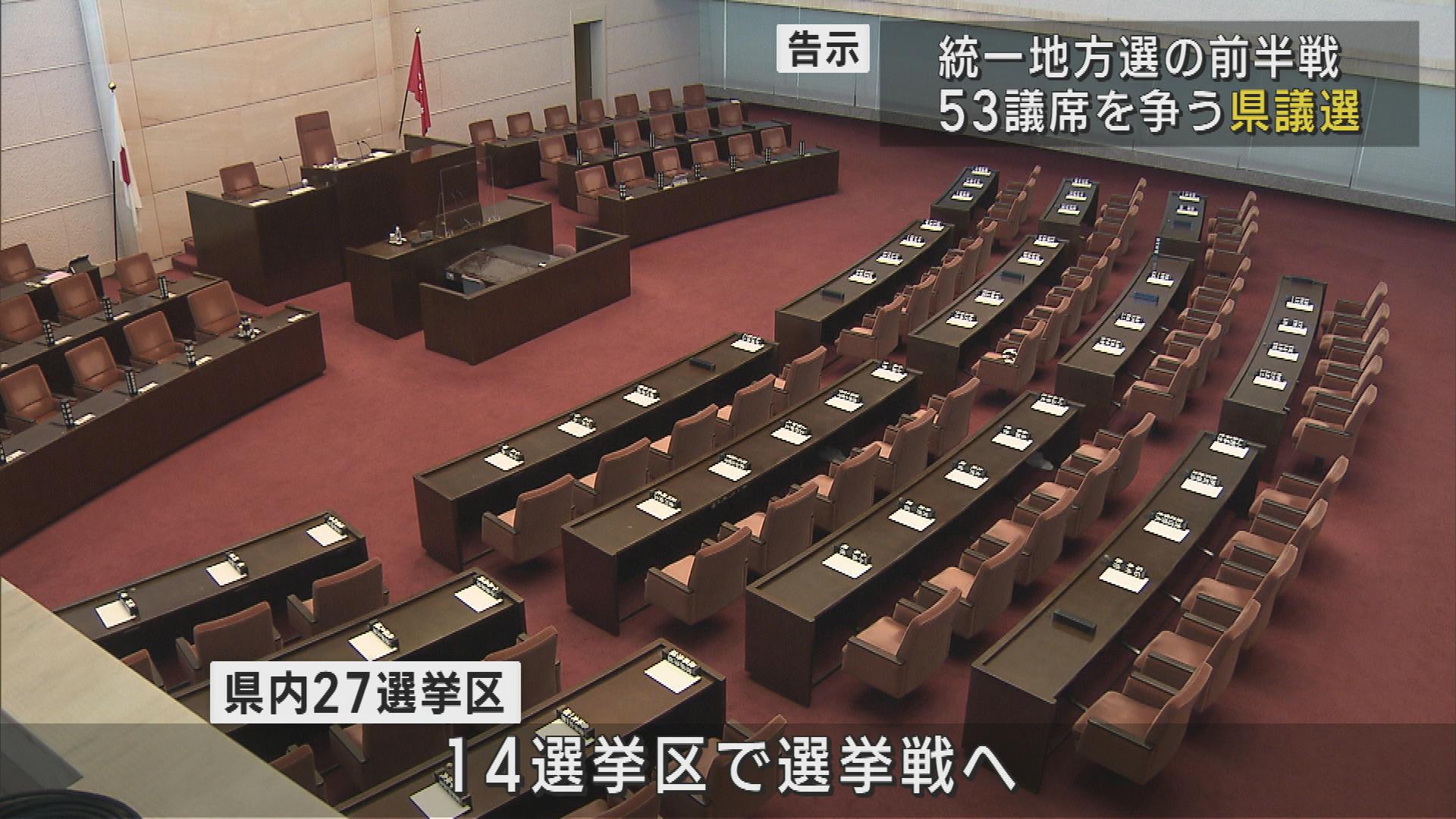 【県議選】新潟･中央区 4人の選挙戦 それぞれの第一声【新潟】 2023年03月31日(金)