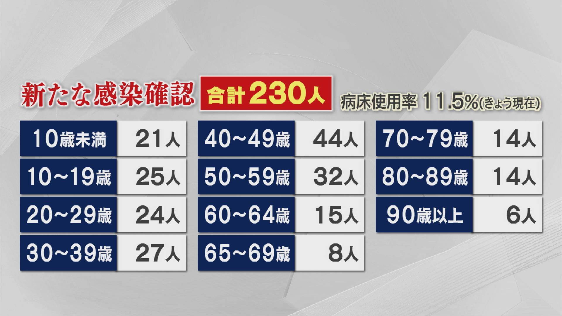 新型コロナウイルス 県内で230人が新たに感染【新潟】