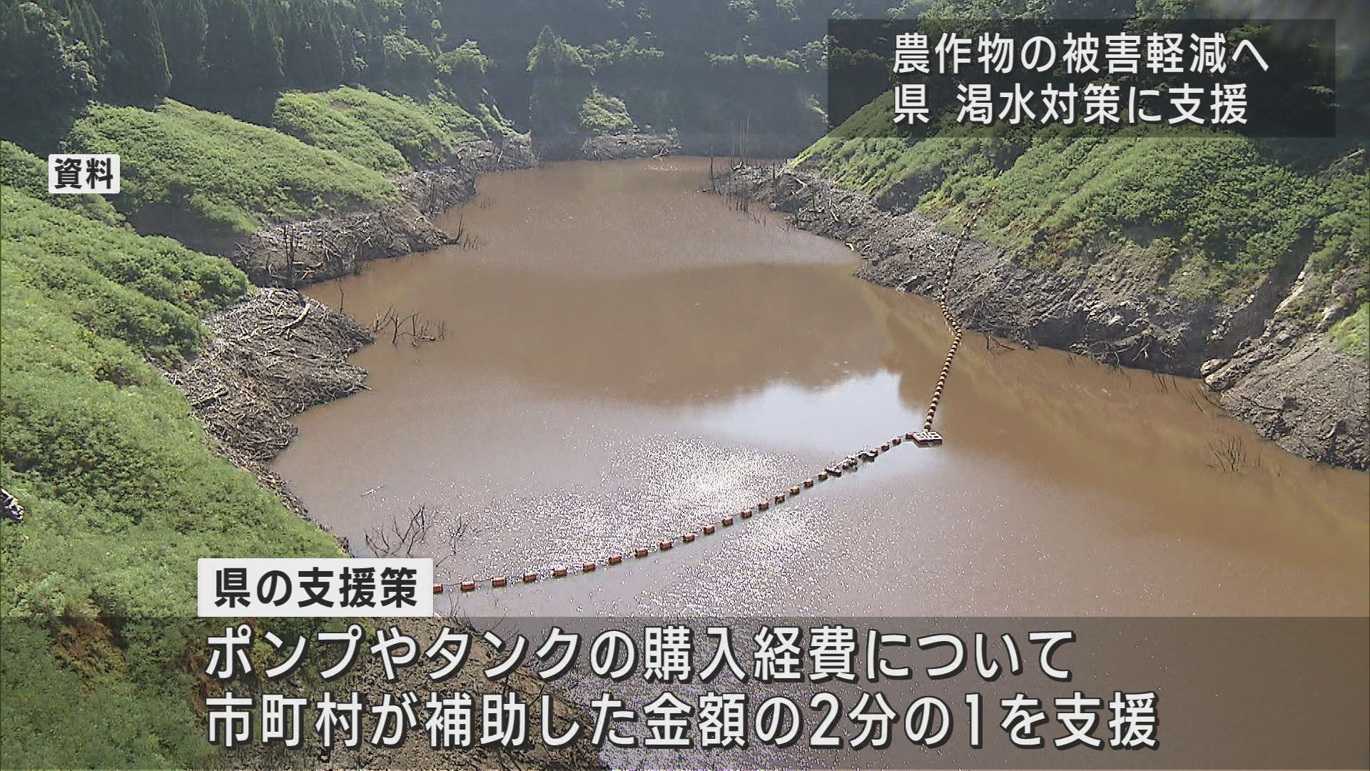 県が渇水対策を支援 ポンプ購入や水路の造成などの費用を補助【新潟】