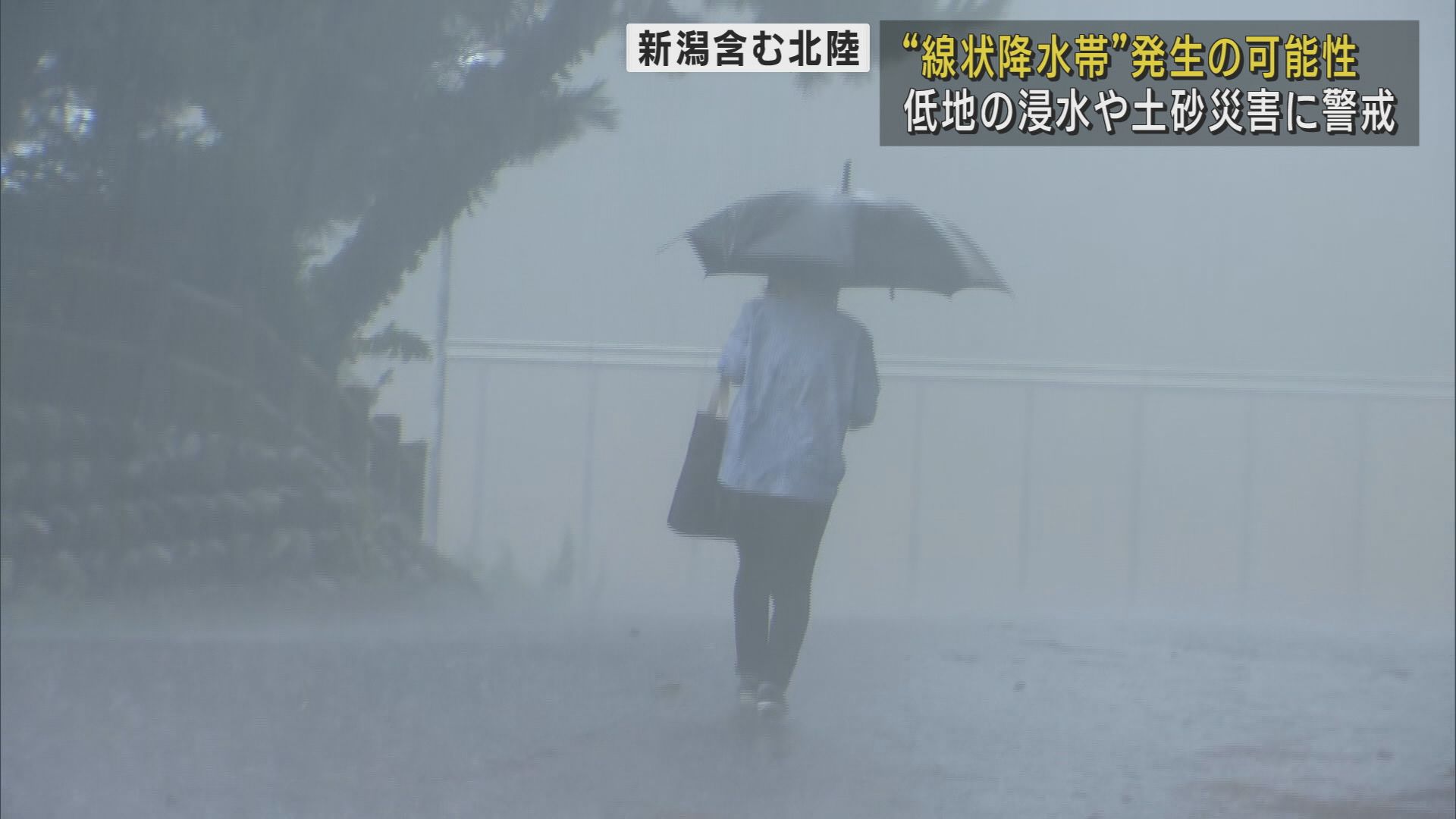 【大雨警戒】県内含む北陸地方で線状降水帯発生のおそれ 7日朝6時までの予想24時間降水量は多い所で200mm【新潟】