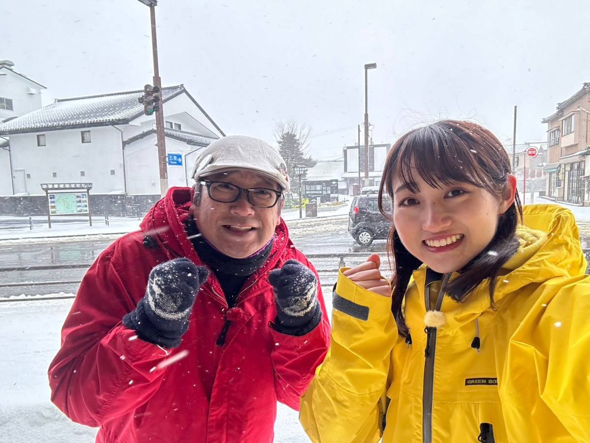 1/27『吹雪の中、どこへ行く？ 新発田市』