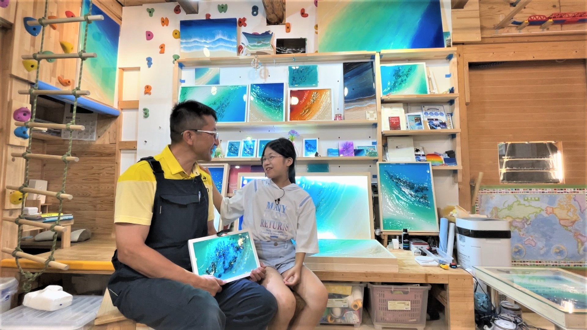 7/13『２人で見た思い出の海を表現！親子レジンアーティスト』