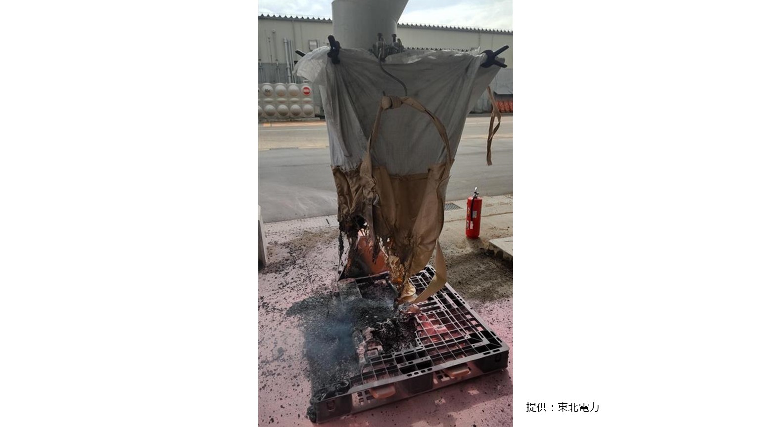 聖籠町のバイオマス発電所で火事 設備の一部が燃える【新潟】
