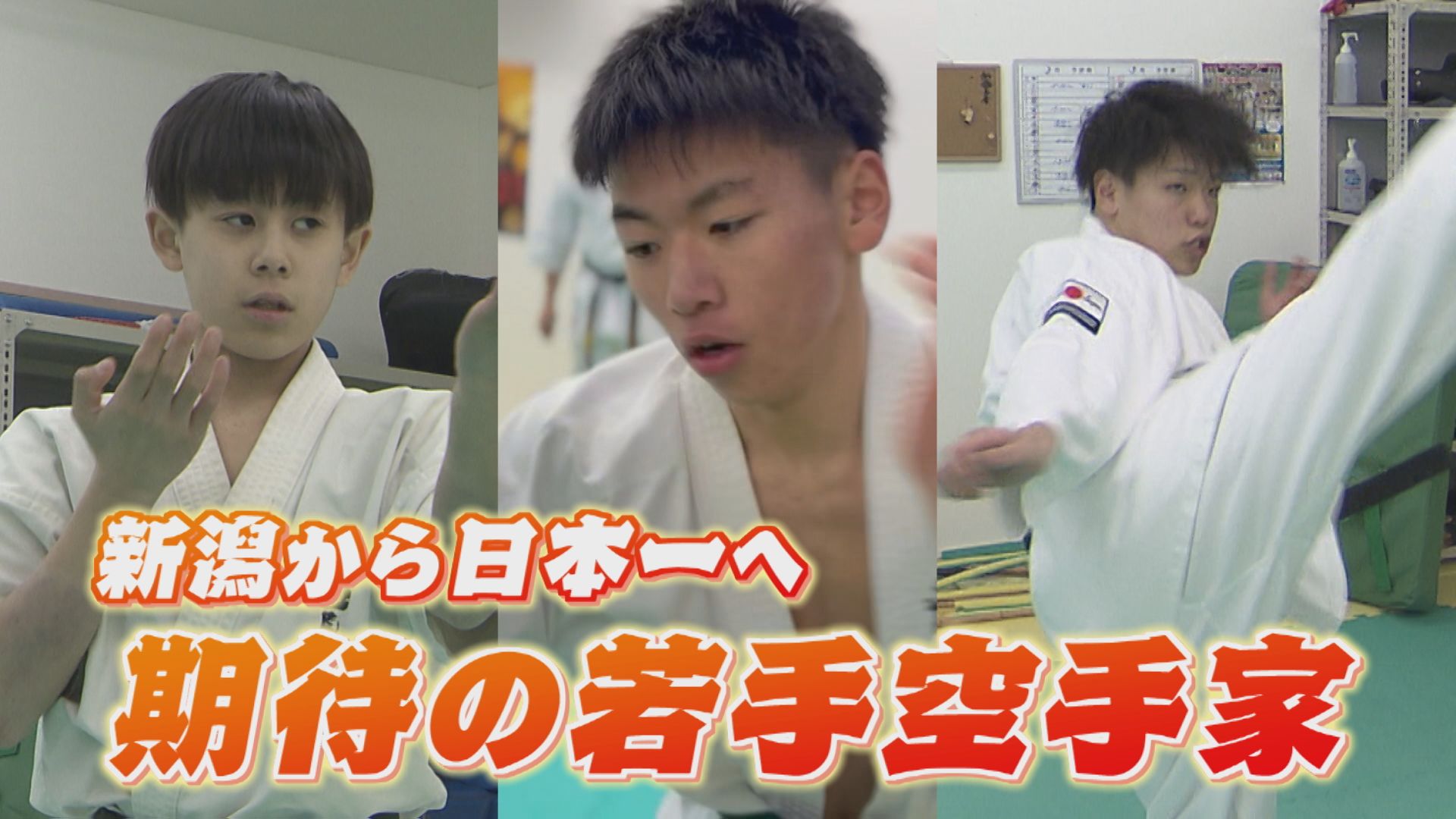 【特集】押忍！新潟から日本一に！注目の3人の若手空手家【新潟】