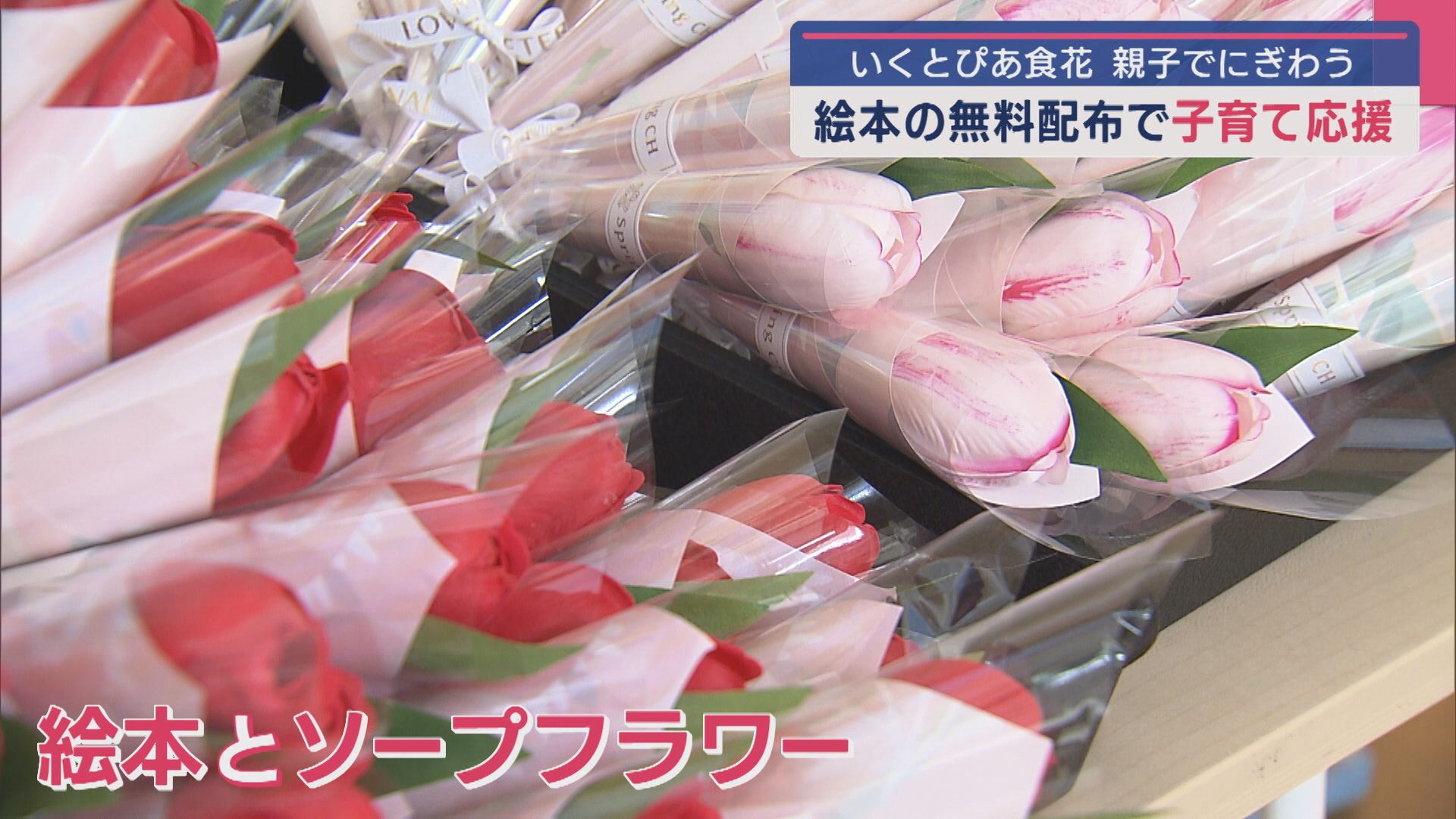 絵本とソープフラワーを先着100名に無料配布 いくとぴあ食花でイベント開催【新潟】 2025年05月05日(月)