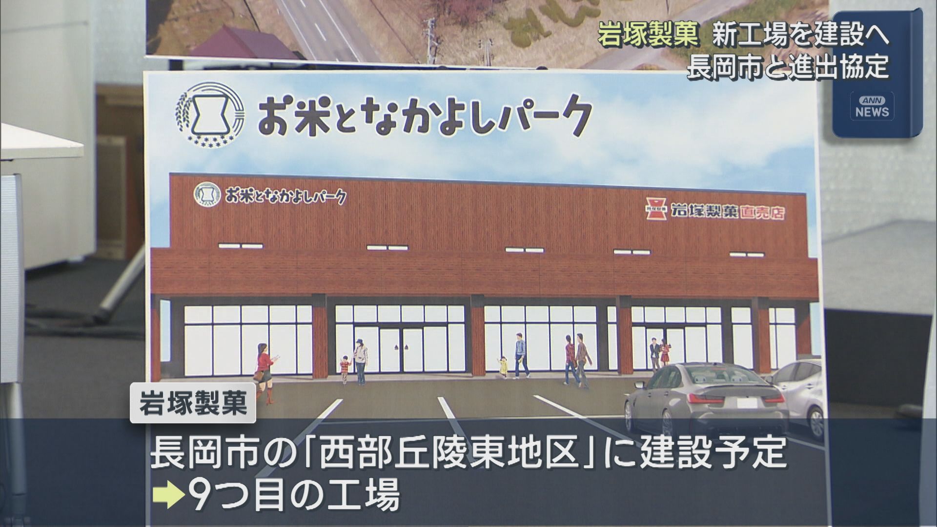 岩塚製菓が長岡市に新工場を建設へ 長岡市と進出協定を締結【新潟】 2025年07月31日(木)