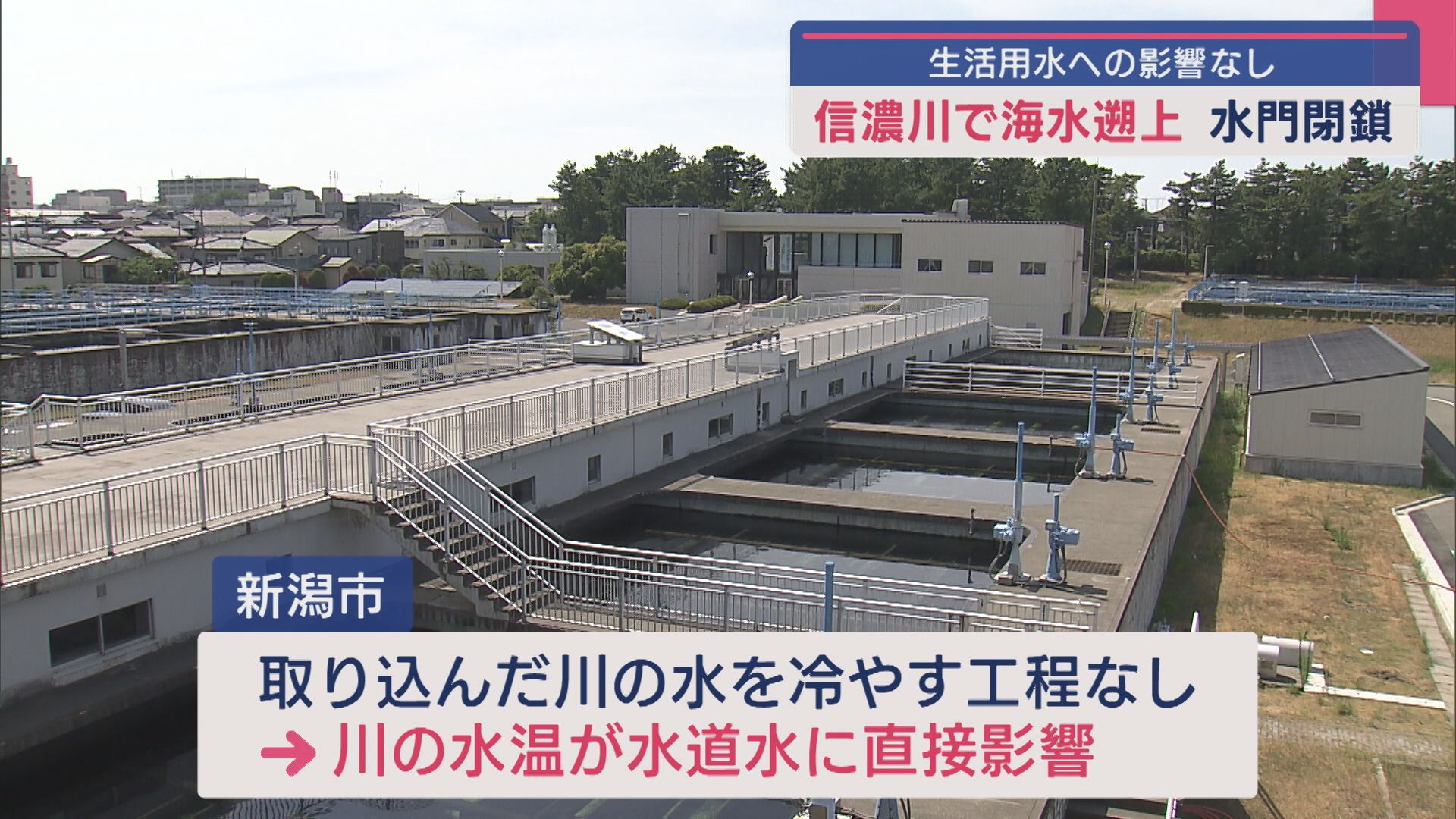 気温が高い影響…水道水の水温も高く「飲むことに関しては特に問題ない」【新潟】