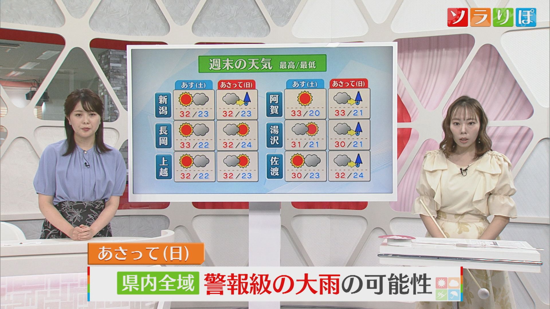 週末の天気は？17日は警報級の大雨の可能性【気象予報士が解説｜新潟】 2025年08月15日(金)