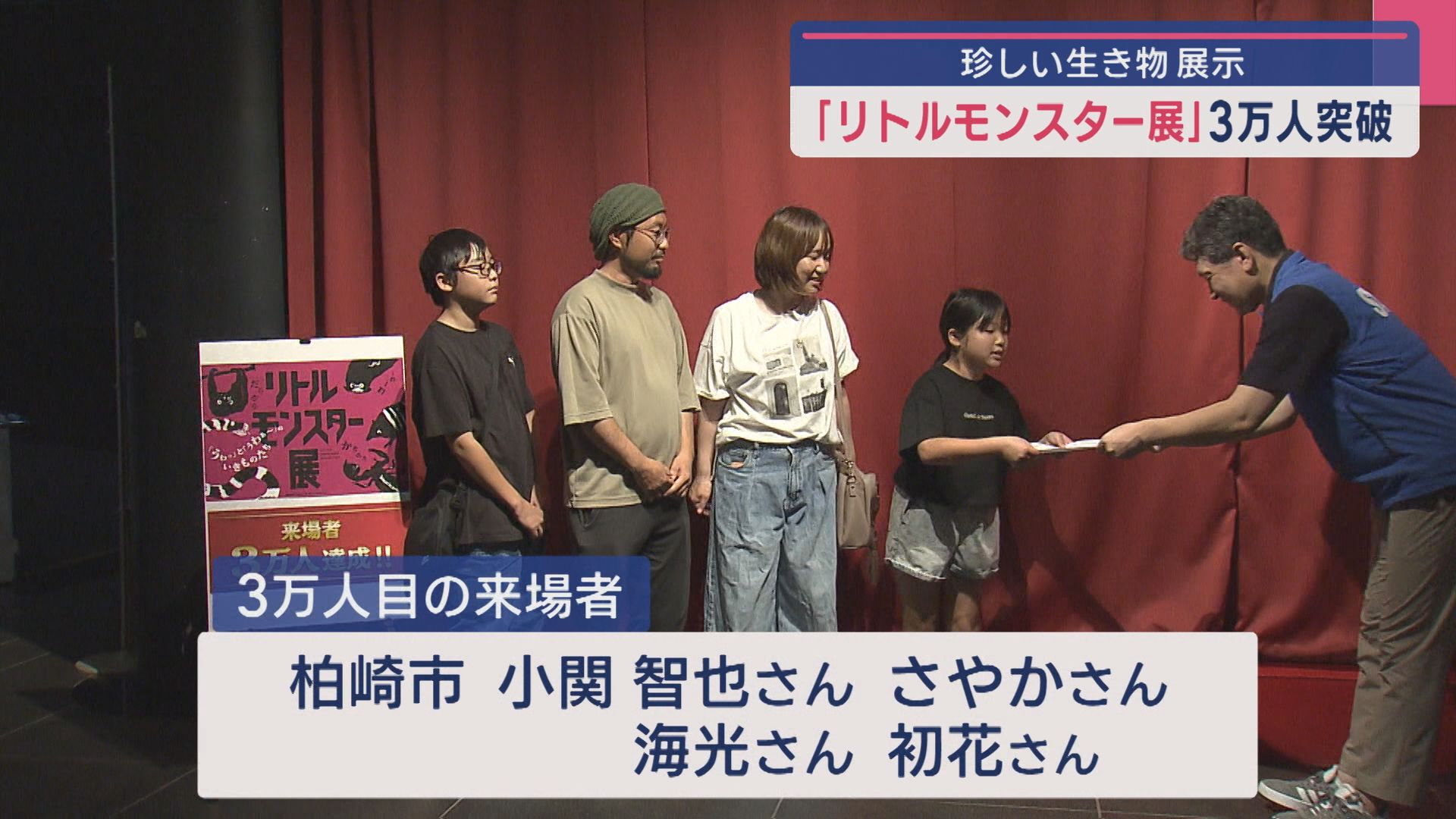「リトルモンスター展」3万人突破！珍しい生き物を展示 新潟市で開催中【新潟】 2025年08月15日(金)