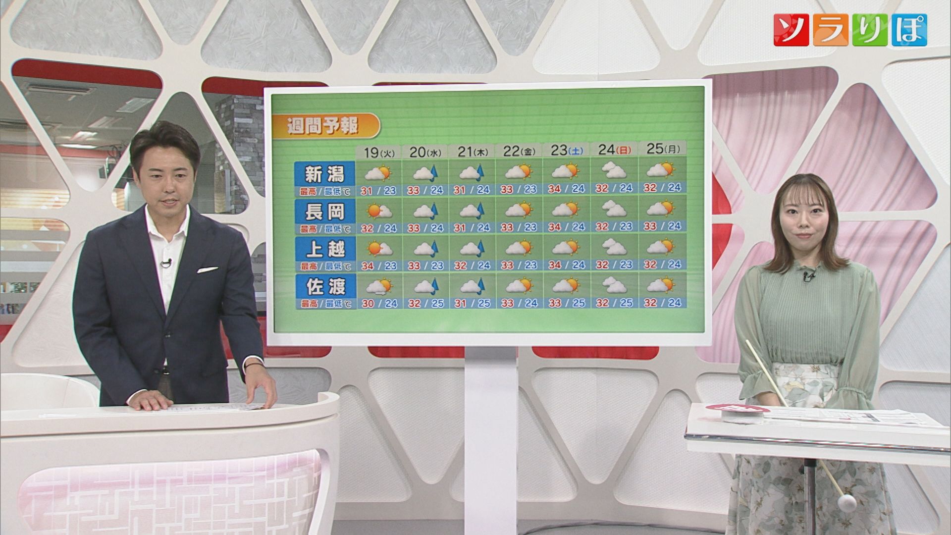 19日は急な雨・雷雨のところも、まもなく台風発生か【気象予報士が解説｜新潟】 2025年08月18日(月)