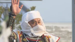 白頭巾のマツケン謙信「上杉全軍、川中島に向けいざ出陣じゃ！」　第100回謙信公祭が始まる【新潟・上越市】 2025年08月23日(土)