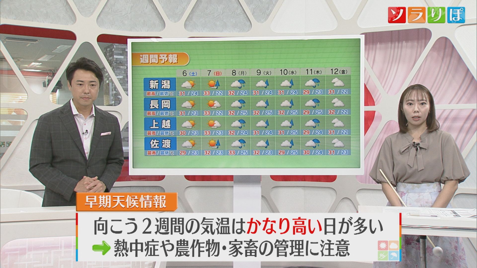 この先も雨の日が多く 気温の高い状態も続きそう【気象予報士が解説｜新潟】