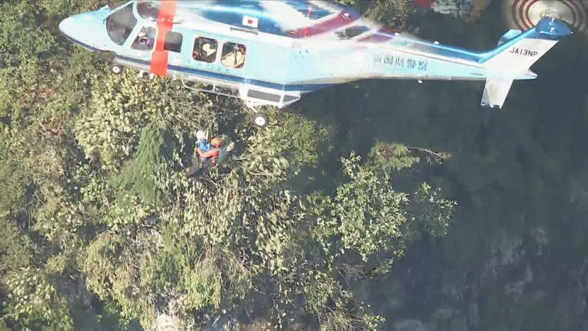 越後駒ケ岳でロッククライミングの2人が滑落　新潟県警ヘリが1人救助　もう1人の捜索続く【新潟・魚沼市】 2025年09月27日(土)