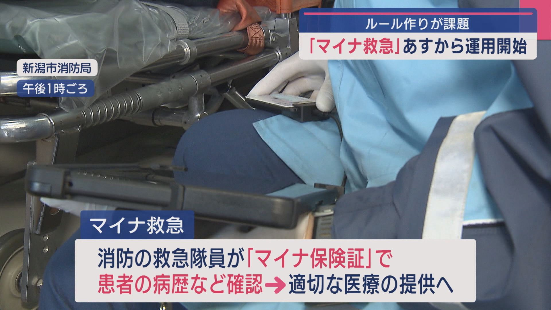 マイナ保険証を活用した「マイナ救急」10月1日から運用開始、ルール作りが課題【新潟】