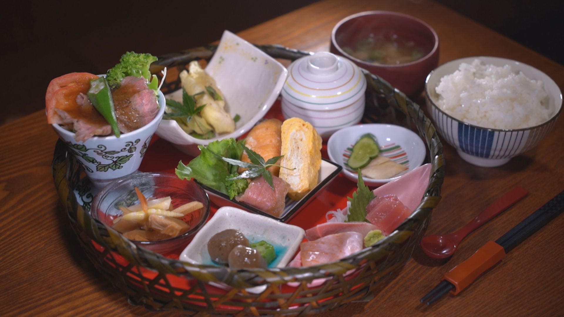 ごちそう！かご盛りランチ 上越市直江津