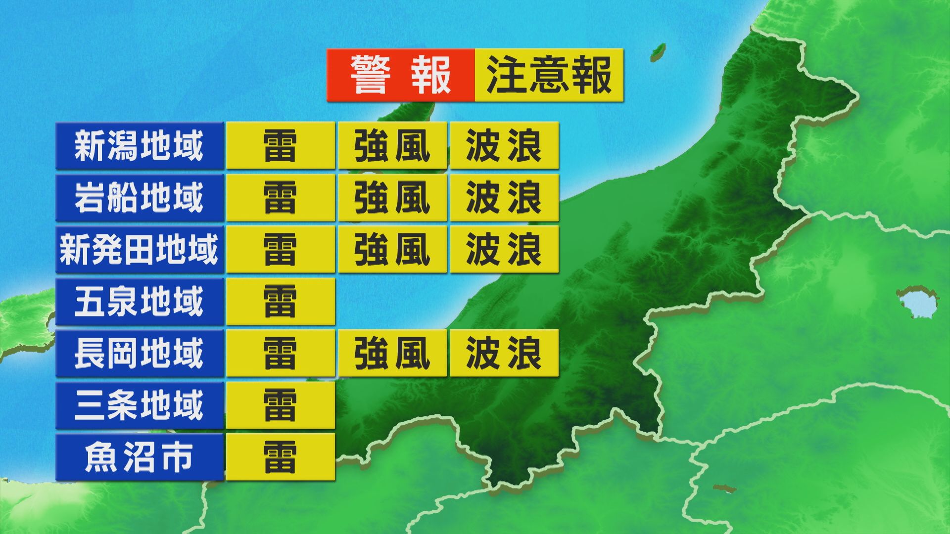 これからも断続的な雨 カミナリを伴うところも【これからの天気(27日11時40分現在)｜新潟】 2025年10月27日(月)