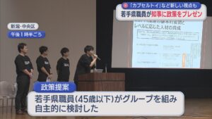 若手県職員が知事にプレゼン「カプセルトイ」「ほめほめカード」新しい切り口の政策を考案【新潟】 2025年10月29日(水)