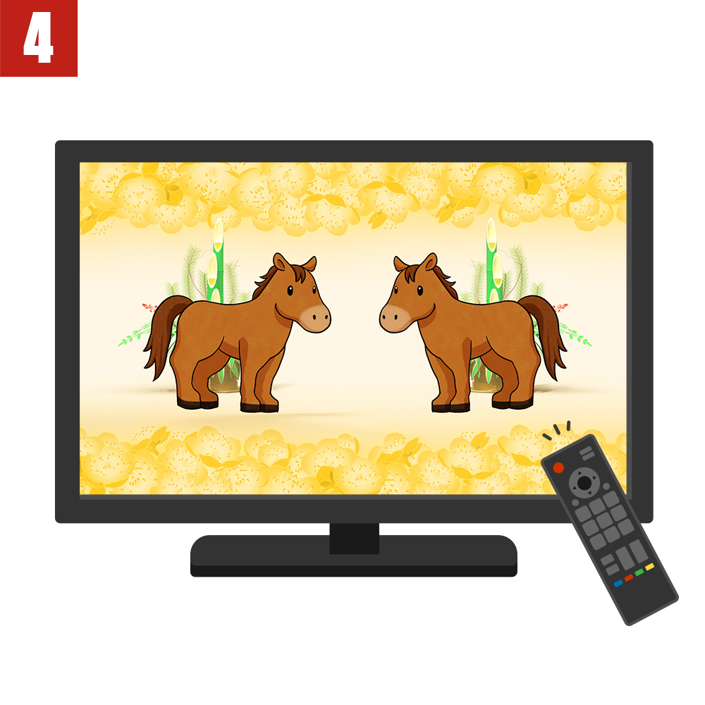 新年のCM放送イメージ