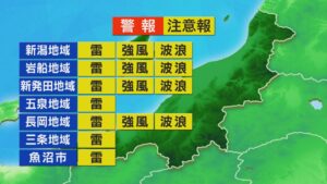 次第に雨の範囲広がる ザっと強く降るところもありそう【これからの天気(17日11時40分現在)｜新潟】 2025年11月17日(月)