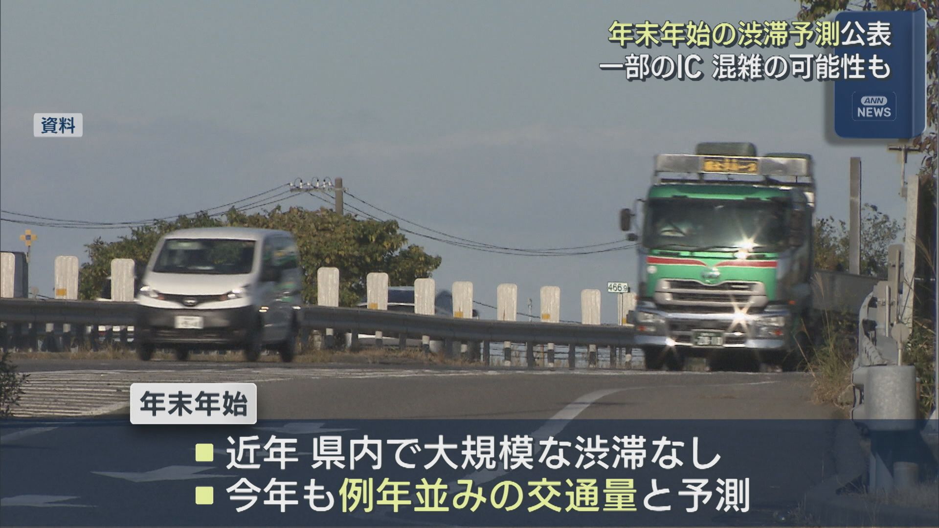 NEXCO東日本「年末年始の渋滞予測」公表、一部のICで混雑の可能性も【新潟】 2025年12月01日(月)