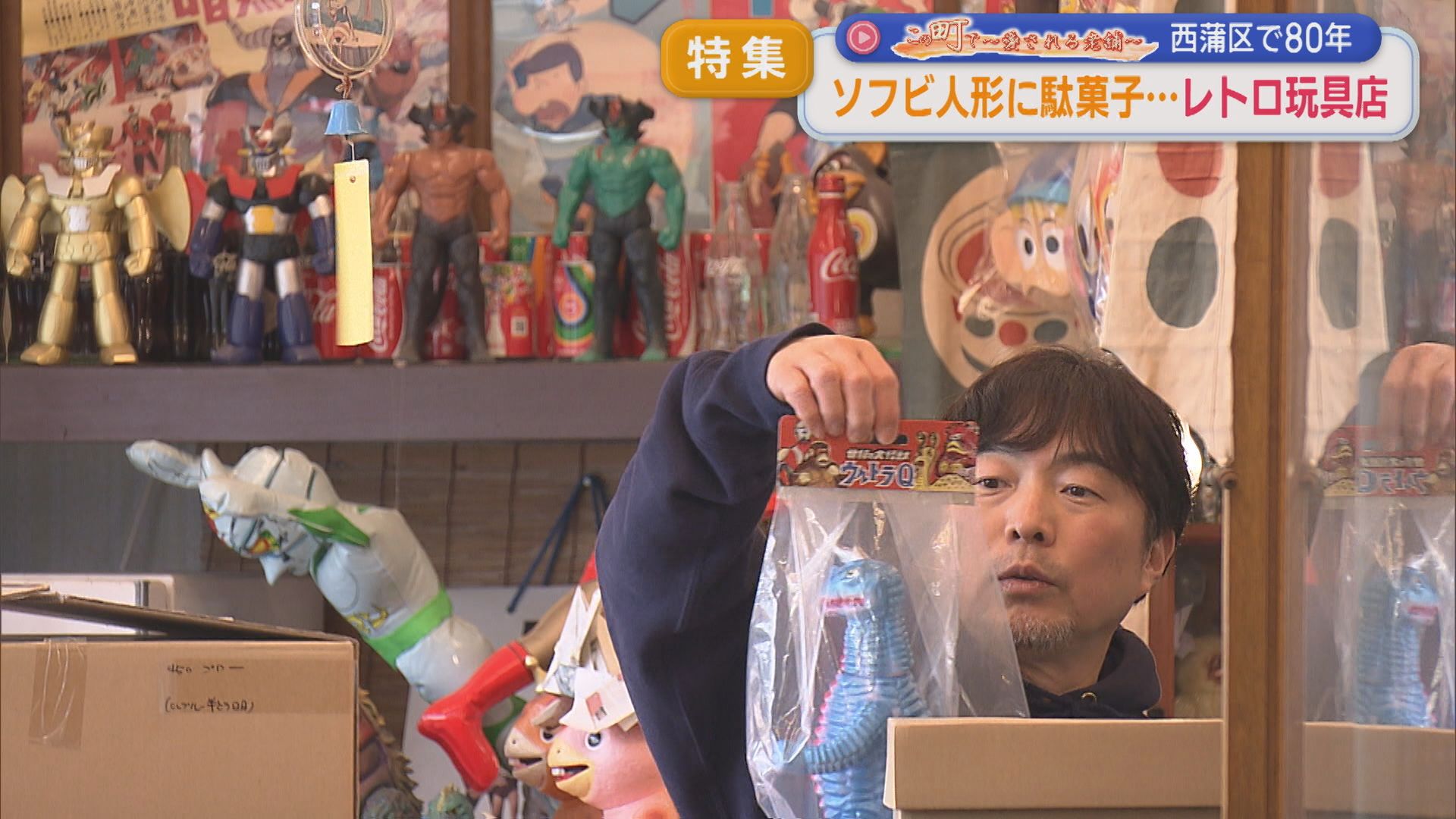 【特集】懐かしいソフビ人形に駄菓子！西蒲区で80年続く「レトロ玩具店」【この町で～愛される老舗～｜新潟】 2025年12月12日(金)