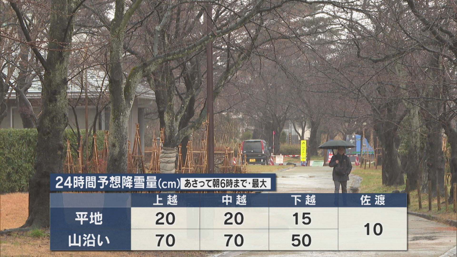 26日は山沿い中止に大雪に注意 風も強まり ジェットフォイルの欠航も【新潟】 2025年12月25日(木)