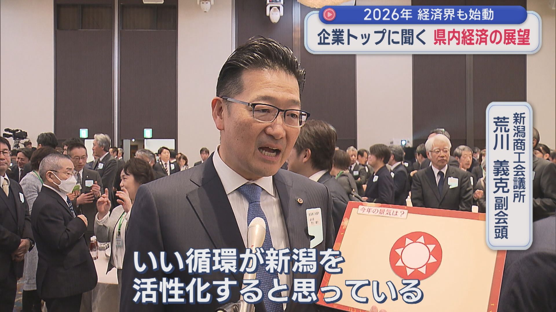 2026年の県内経済は… 各企業のトップに聞く『コメの動向』や『観光』再稼働迫る『柏崎刈羽原発』の影響は【新潟】 2026年01月07日(水)