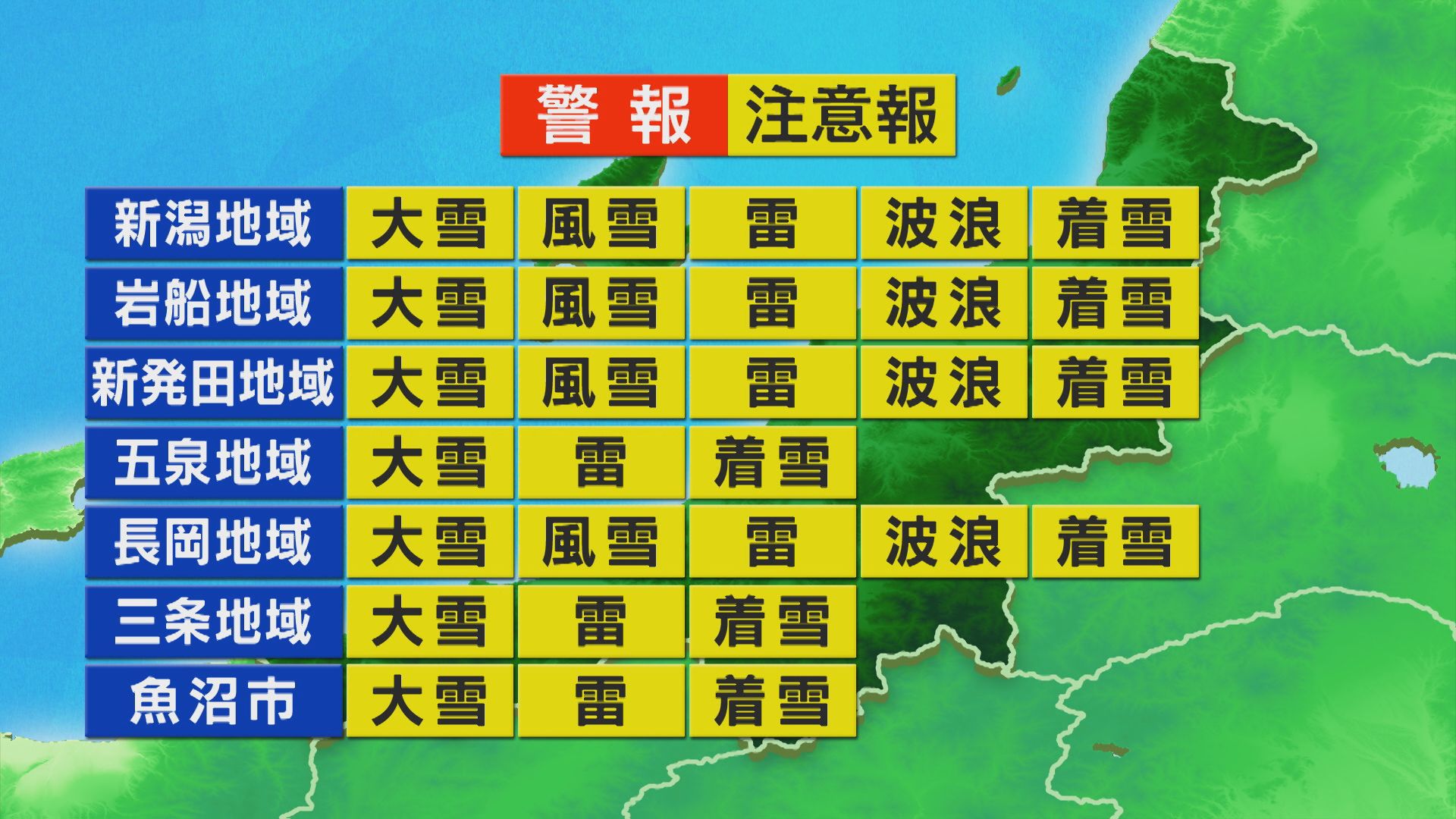 山沿いを中心にまとまった雪、このあとも気温は上がらず真冬の寒さつづく【これからの天気(1月8日11時40分現在)｜新潟】 2026年01月08日(木)