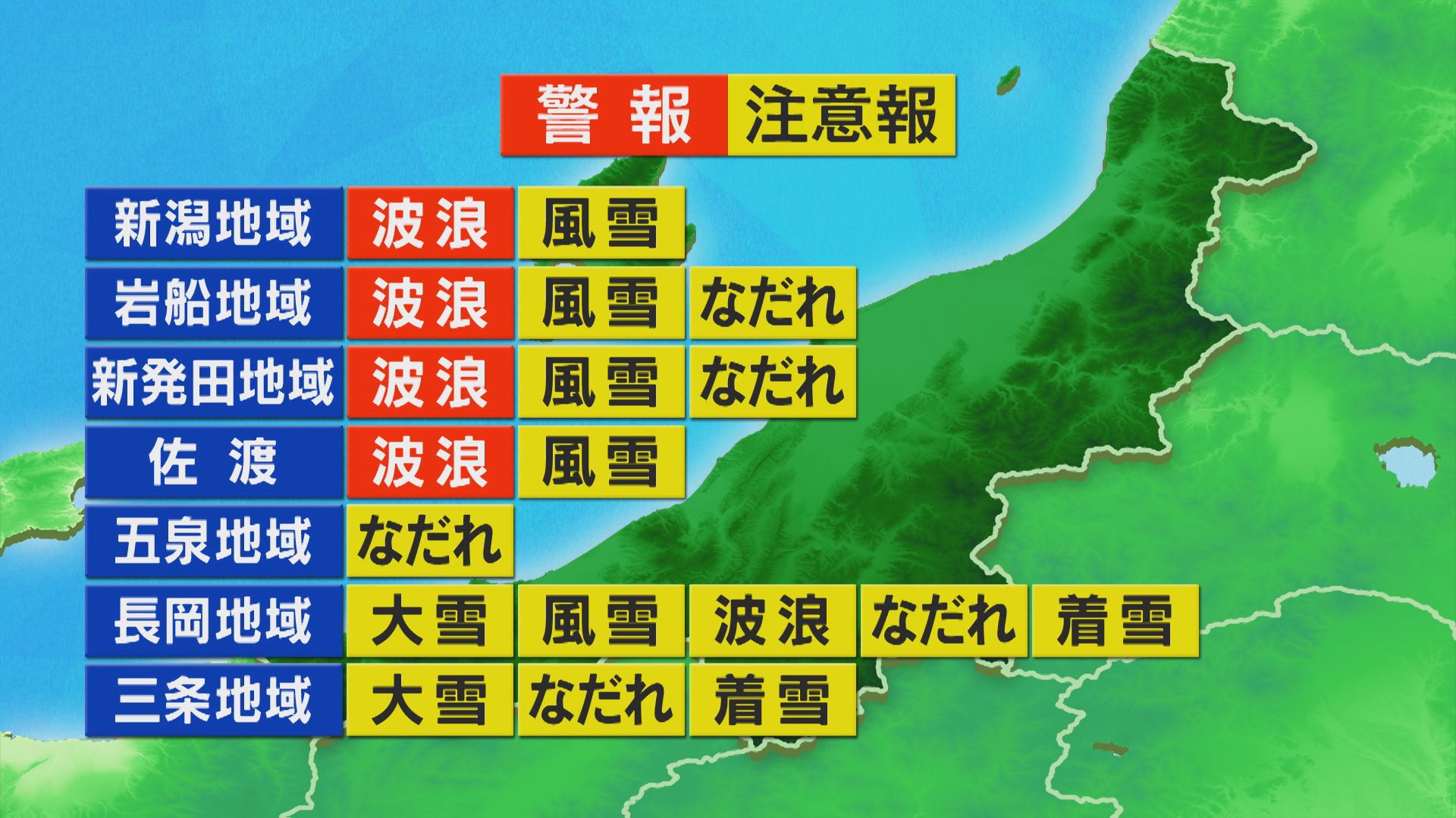 寒さ対策を万全に 夜は局地的にカミナリを伴いそう【これからの天気(1月12日11時40分現在)｜新潟】