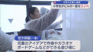ビルの一室の空き部屋を 小学生が遊び場にリノベ！産学連携プロジェクト【新潟･長岡市】 2026年02月06日(金)