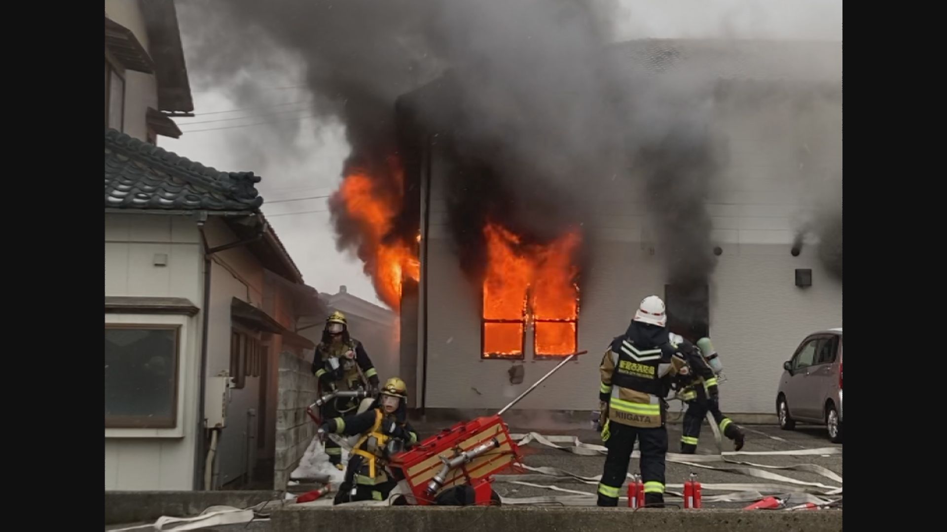 「だんだん火が大きく…」新潟市でアパート火災  性別不明の遺体発見  住人女性と連絡取れず【新潟】 2026年02月07日(土)
