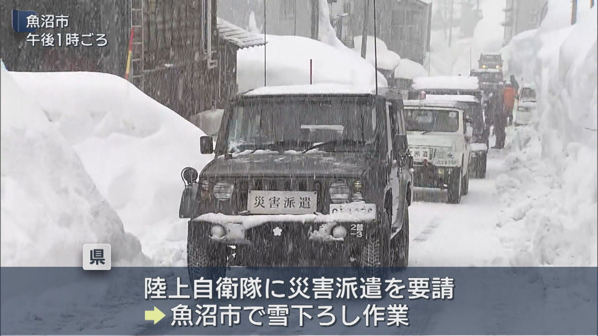 屋根の上には2m以上の雪･･･県が自衛隊に災害派遣要請、高齢者住宅の雪下ろし開始【新潟･魚沼市】 2026年02月09日(月)