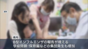 今シーズン2度目「インフルエンザ警報」発令、とくにB型インフルエンザの報告増【新潟】 2026年02月19日(木)