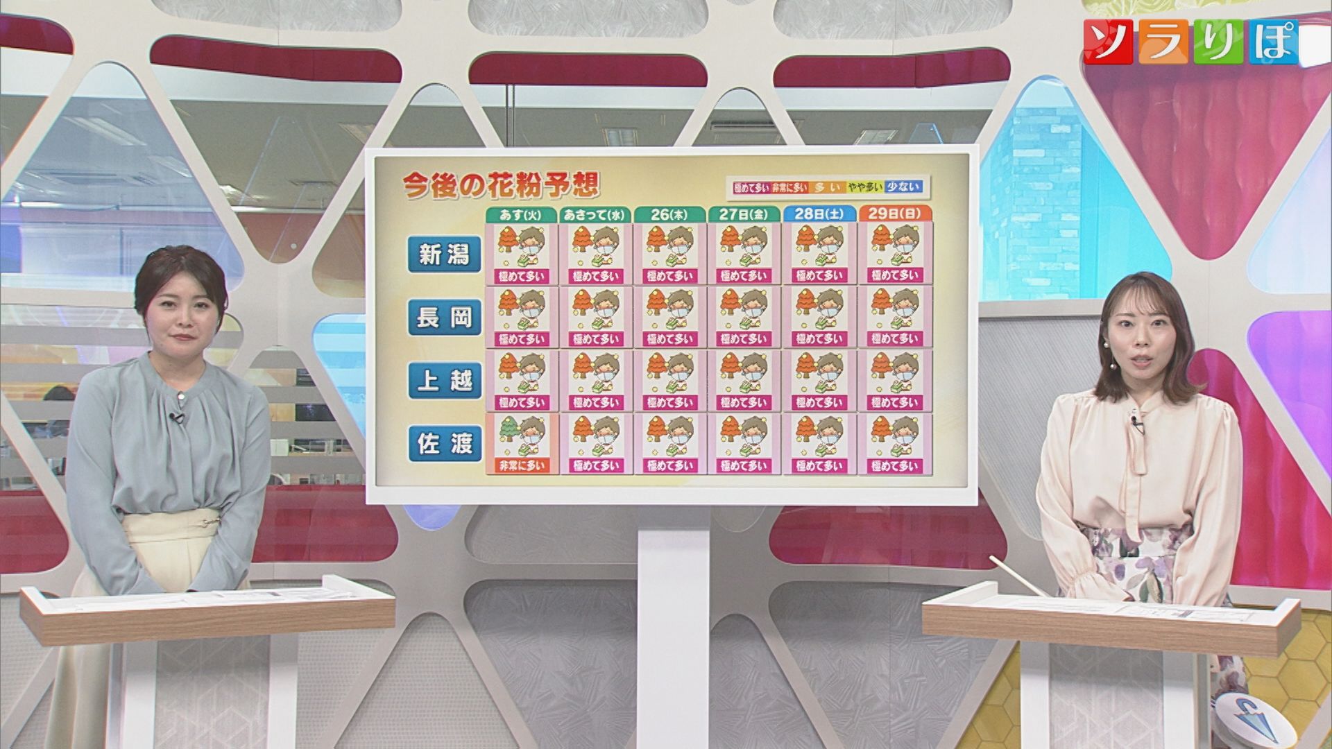 今週はポカポカ陽気、スギ花粉の飛散は落ち着かず･･･花粉シーズン続きそう【気象予報士が解説｜新潟】 2026年03月23日(月)