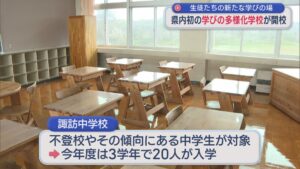 不登校などの生徒学べる「個性が輝くような学校に」県内初“学びの多様化学校” 上越市と小千谷市に開校【新潟】 2026年04月10日(金)