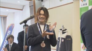 五輪銅メダリスト　山田琉聖選手が妙高市スポーツ特別栄誉賞【新潟】 2026年06月07日(日)