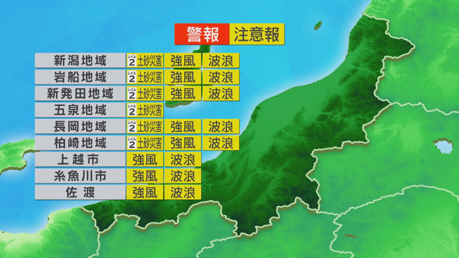 午後も断続的に雨、下越・中越は土砂災害に注意を【これからの天気(6月22日11時40分現在)｜新潟】