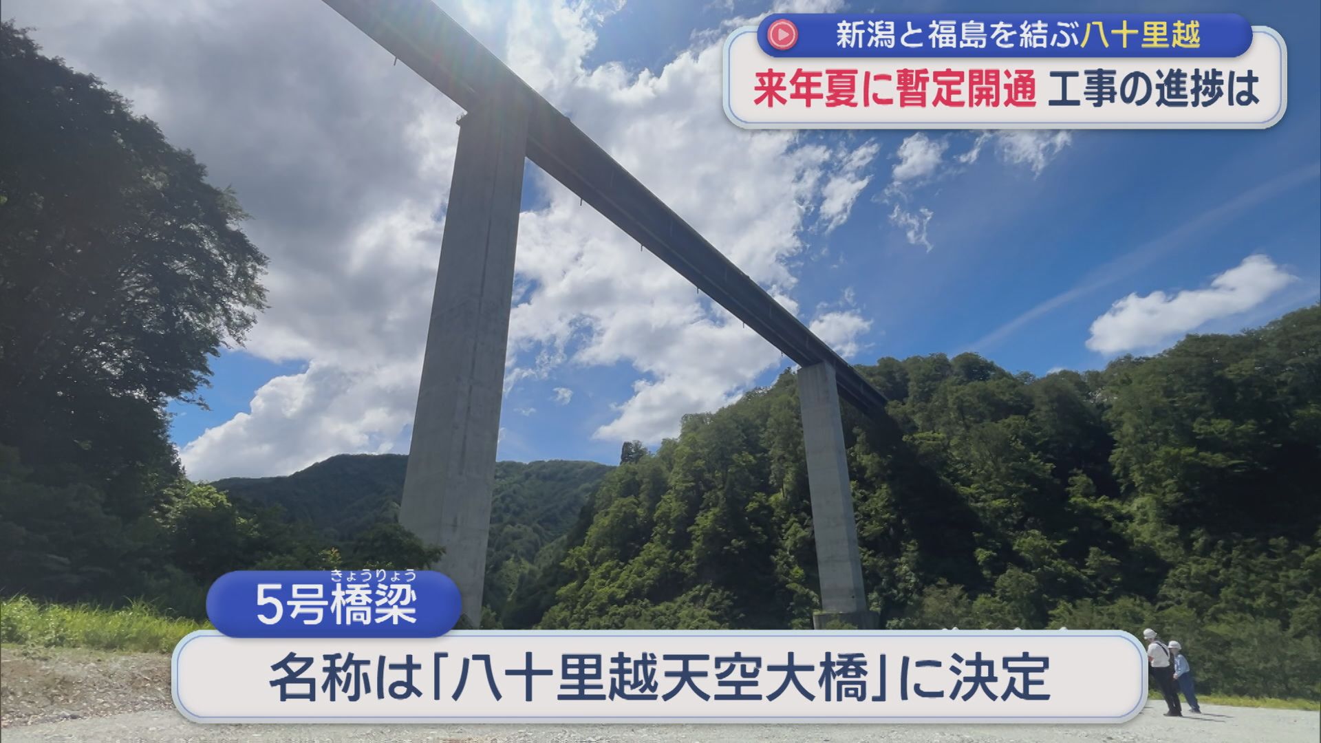 新潟と福島を結ぶ「八十里越」2027年夏に暫定開通 工事の進捗は【新潟】