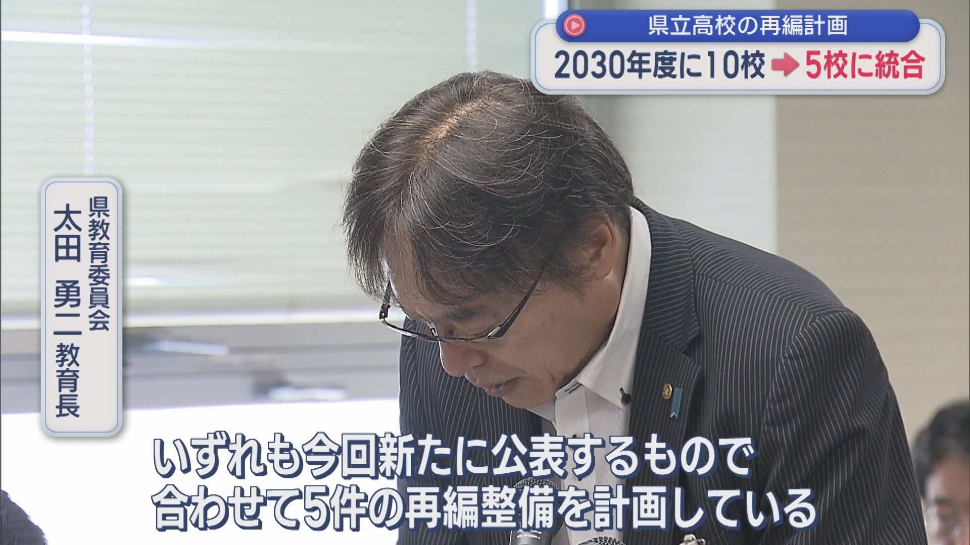 県立高校の再編計画：2030年度 新たに10校を統合、校舎の老朽化対策も課題に【新潟】