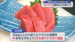 豊漁の佐渡からは「残念」の声･･･クロマグロ漁獲枠拡大の合意ならず【新潟】 2026年07月16日(木)