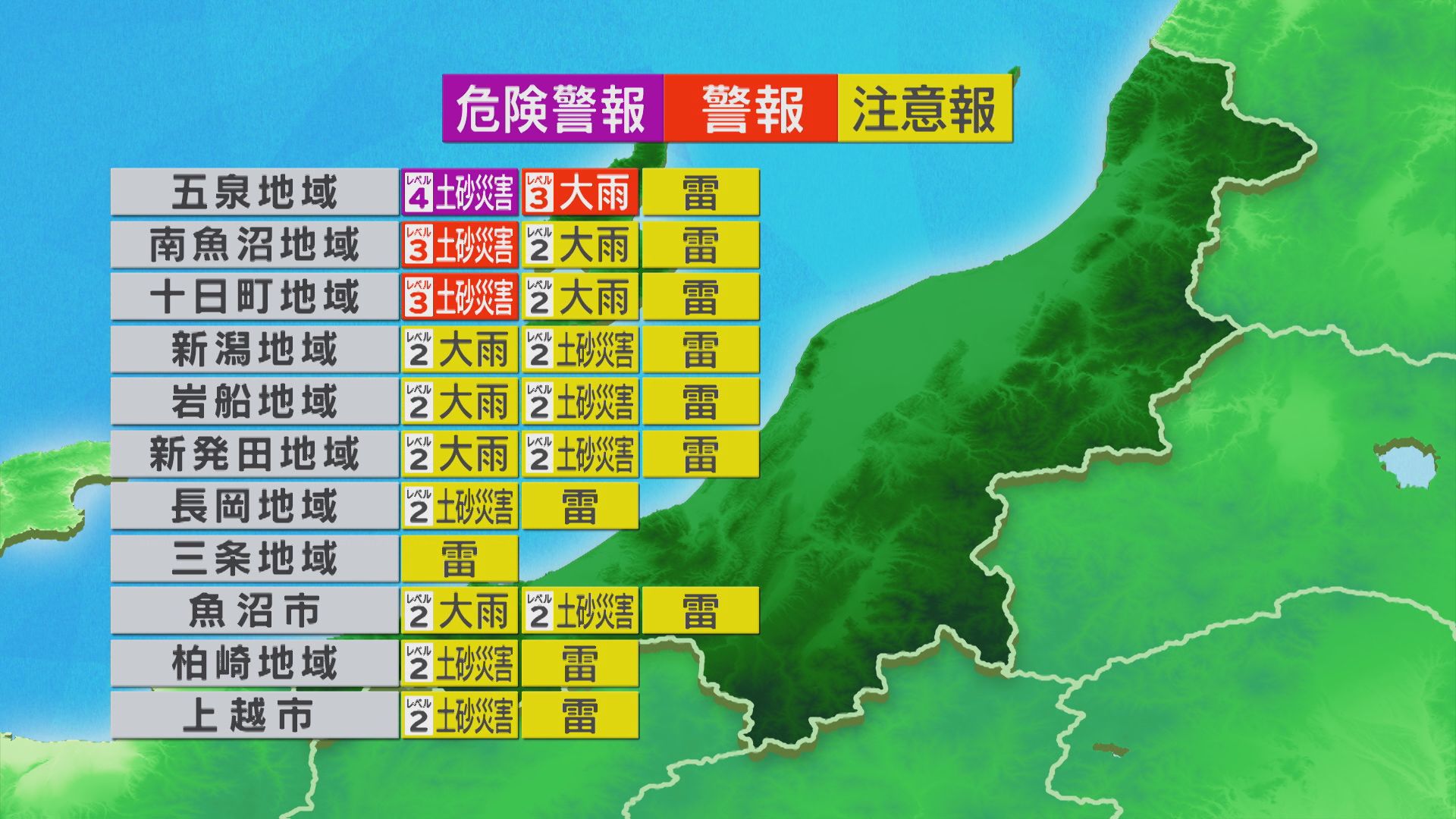 午後も各地で雨 カミナリを伴い激しく降るところも【これからの天気(7月30日11時40分現在)｜新潟】 2026年07月30日(木)