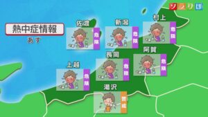 6日(木)は体温超えの危険な暑さのところも：各地の詳しい天気【これからの天気(8月5日18時40分現在)｜新潟】 2026年08月05日(水)