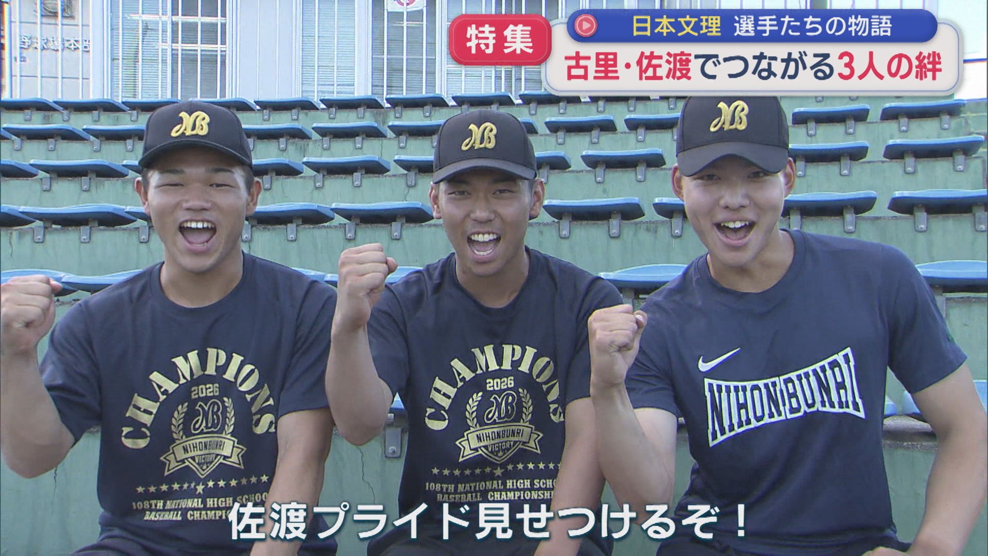 【特集｜夏の甲子園】佐渡出身の3人をつなぐ「ふるさとの絆」：日本文理の物語【新潟】