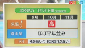 28日にかけて大雨に警戒・注意を、最新の3カ月予報は【気象予報士が解説｜新潟】 2026年08月26日(水)