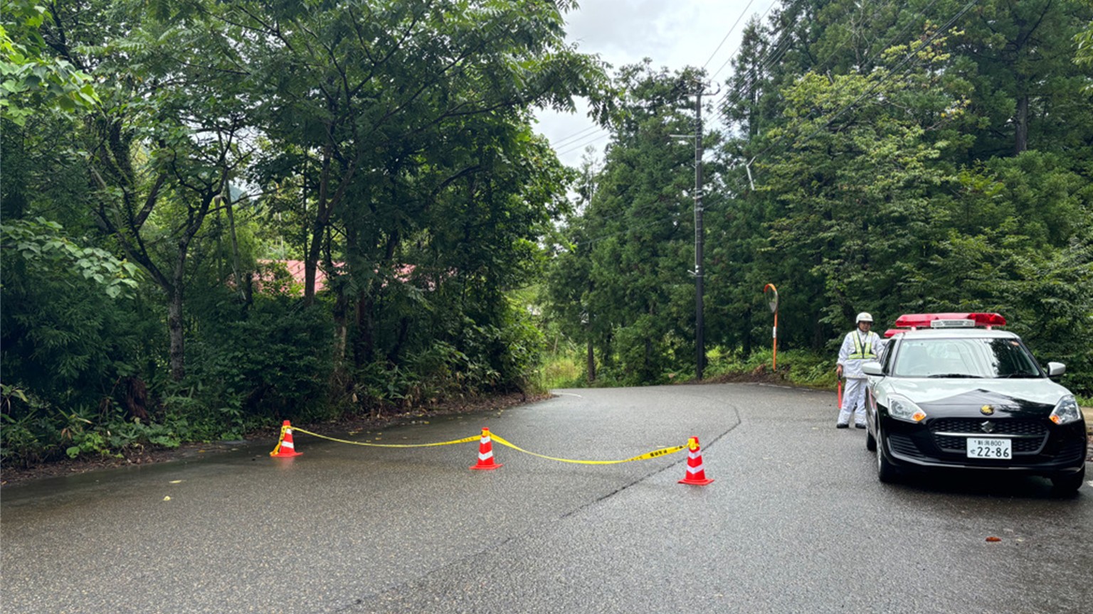 【速報】笠堀ダム駐車場に焼けた車両 運転席から焼死体と思われる人骨など見つかる【新潟・三条市】